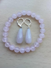 Lovely rose quartz bracelet - lovely,