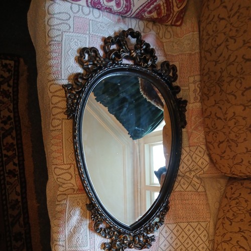 Vintage ornate black ebonised - ornate,