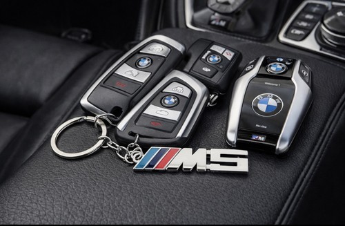 Silver metal keyring - silver, e28