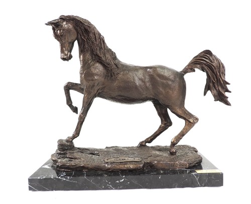 Bronze horse sculpture - horse,