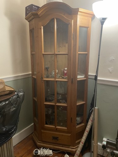 Pine corner unit display - unit,