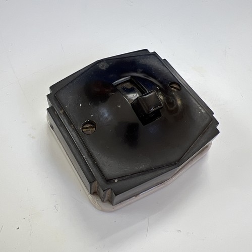Art deco light switch bakelite - art,