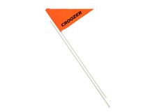 Croozer Flag Banner Safety Pennant Orange