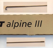 DT ALPINE 3 Stainless Steel Silver Triple Butted Spokes 13-15-14 256mm to 298mm