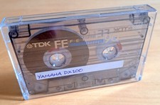 VINTAGE USED CASSETTE TAPE YAMAHA DX100 SYNTHESIZER DATA