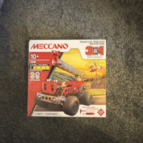Meccano rescue squad 1 - squad, 3-in-1