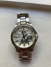 Mens Seiko Premier Kinetic Perpetual Calendar Watch Ref 7D48-0AA0 Working