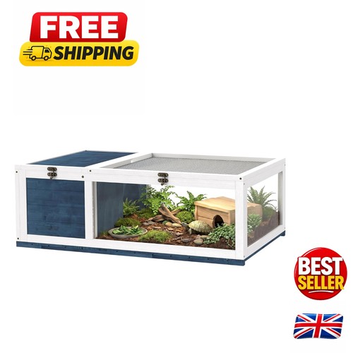 Ventilated blue tortoise tank - ventilated,