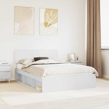 Bed frame White 140x190cm