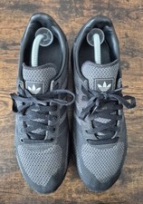 Mens UK Size 10 - adidas LA Trainer Weave Triple Black Trainers