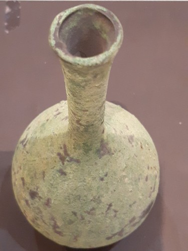 Ancient roman vase exuding - roman,