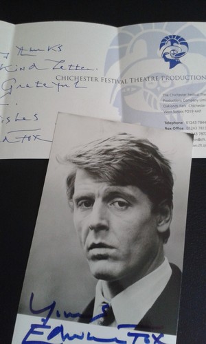 Edward fox hand signed 3 - edward,