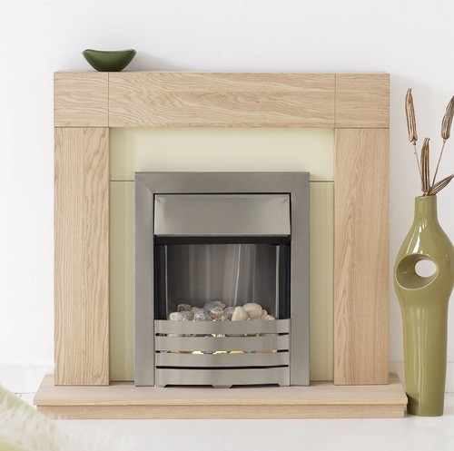 Electric fire oak - electric, fireplace