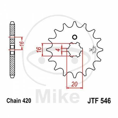 Sprocket z15 420 726 - sprocket, 726.25.61