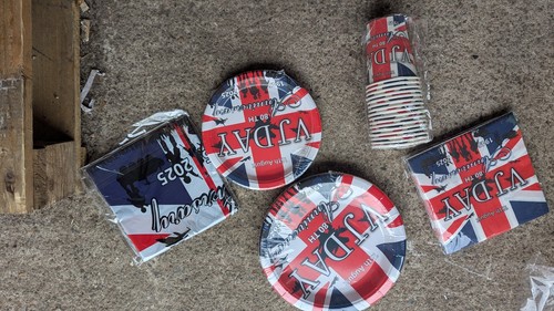 Union jack party set - set, table