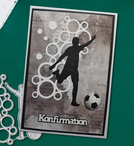 Metal cutting dies football - metal,