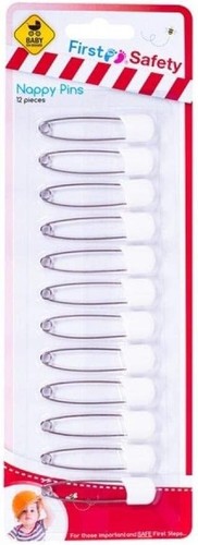First safety nappy pins - safety,