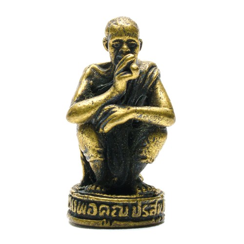 Chinese brass seated buddhist - chinese,