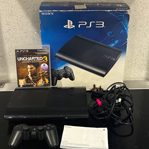 Sony ps3 super slim 12gb - slim,