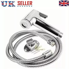 Chrome Muslim Shower Head & Hose Bidet Spray Tap - Hygienic Handheld Toilet Kit