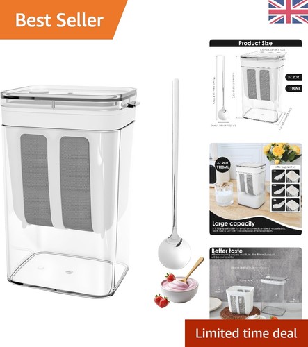 Yogurt strainer with lid - strainer,