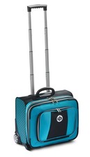 EX DEMO DRAKES PRIDE LOW ROLLER TROLLEY BAG AQUA