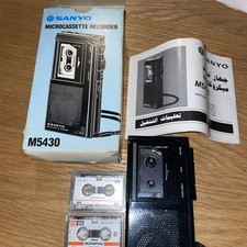 Sanyo Microcassette Recorder