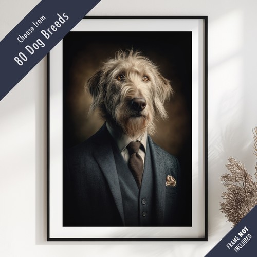 Smartly dressed dog portrait - smartly,