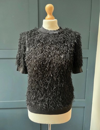 Black short sleeve - , eyelash