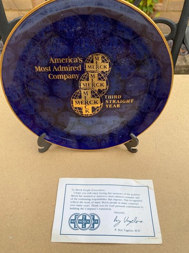 1989 merck collector plate - collector,