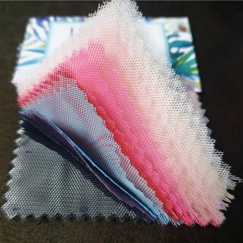 Stiff stretch mesh tulle - stiff,