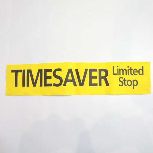 Timesaver limited stop bus - limited,