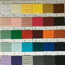 Rib knit cotton jersey stretch binding, 18 mm, 12 colours, 0.5 to 1.5 metres