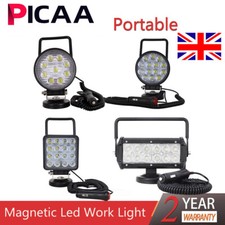 4in 7in Portable Magnetic Base LED Work Light spotlight Truck Car Lamp 12V 24V
