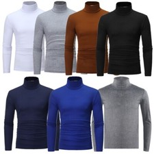 Mens Turtleneck Pullover Long