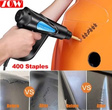 70W Hot Stapler 400 Staples Handle Plastic Welder Car Bumper Repair Machine Kit