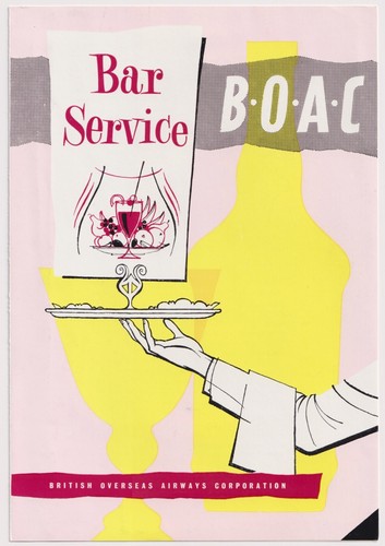 Vintage boac bar service - boac,