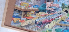 Toy Train Set jigsaw. Vintage
