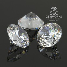 4MM WHITE ROUND CUT HQ CUBIC