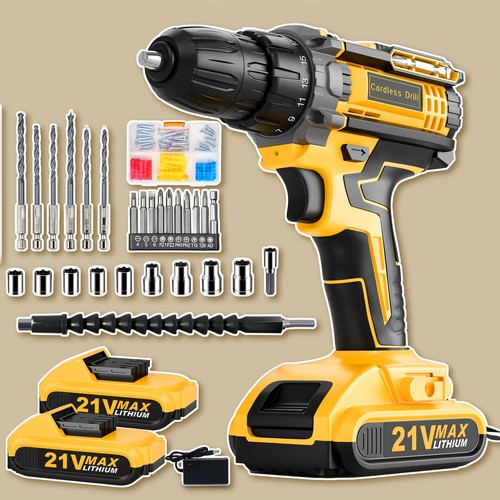 21v cordless power - power, drill