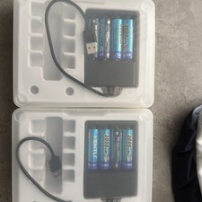 Kentli AA 3000mWh 1.5V rechargeable Lithium li-ion usb AA battery + usb charger