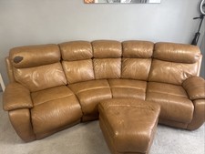 Leather Recliner Sofa