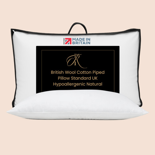 British wool cotton piped - british,