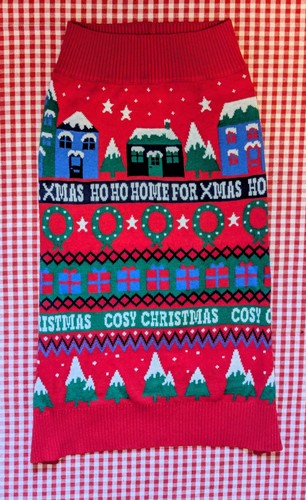 Small dog christmas jumper - christmas,