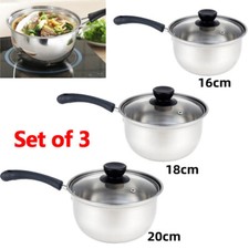 3PCS Induction Pan Set