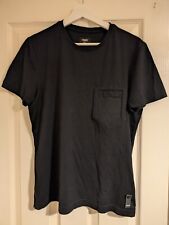 Fendi Men's 3D Badge Black T SHIRT SIZE S