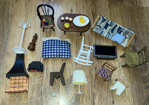 Bundle vintage doll house - bundle,