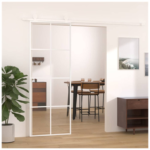 Sliding door white 76x205cm - door,