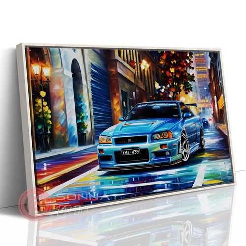 Leonid afremov nissan skyline - afremov,