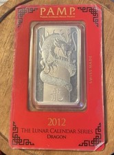 2012 PAMP Suisse 1oz Silver